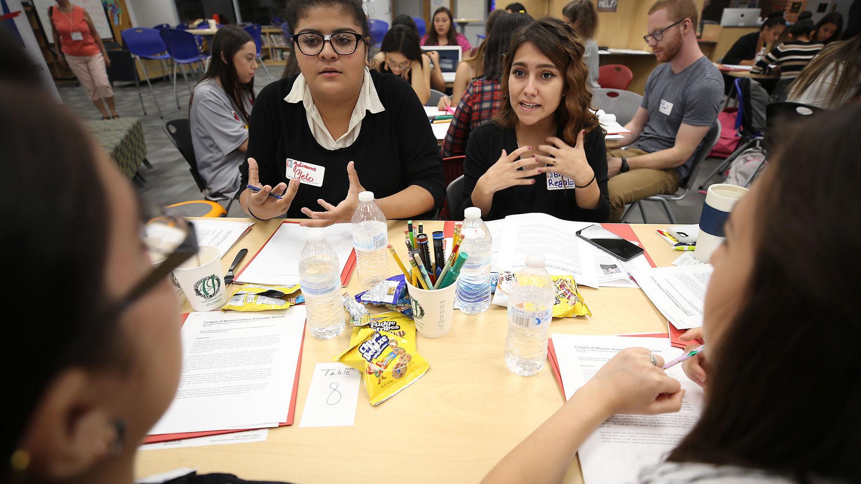 Tucson teen girls get a taste of running for political office